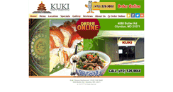 Desktop Screenshot of kukichinese.com